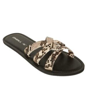O'Neill Women's Dawson Sandals, Ran Snakeskin, Size 8
